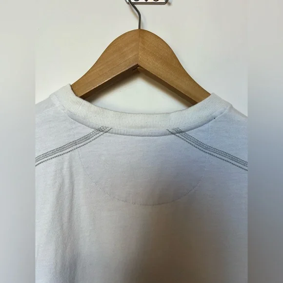 XG Extreme Quality White Stripe Tee Early 2000s Skate Surf Style Size M - Picture 8 of 14